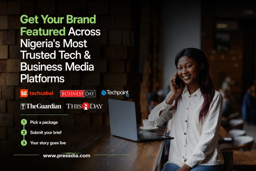 Get Featured Across Africa's Top Tech Media Outlet with Pressdia's Vortex Publications Promo